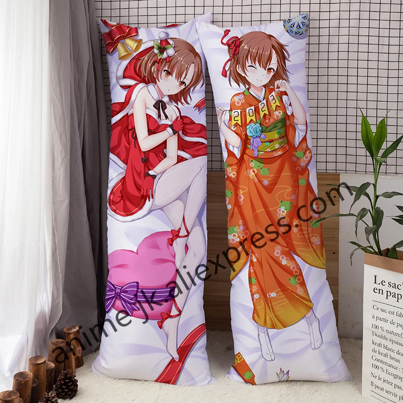 Anime Dakimakura A Certain Scientific Railgun Body Pillow Cover Case Cosplay Hugging Pillowcase