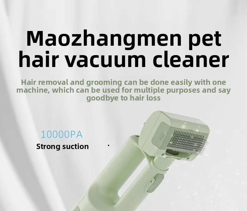 Cat pet vacuum cleaner care artifact dog hair cleaning multi-functional special hair trimmer  suction comb hair removal