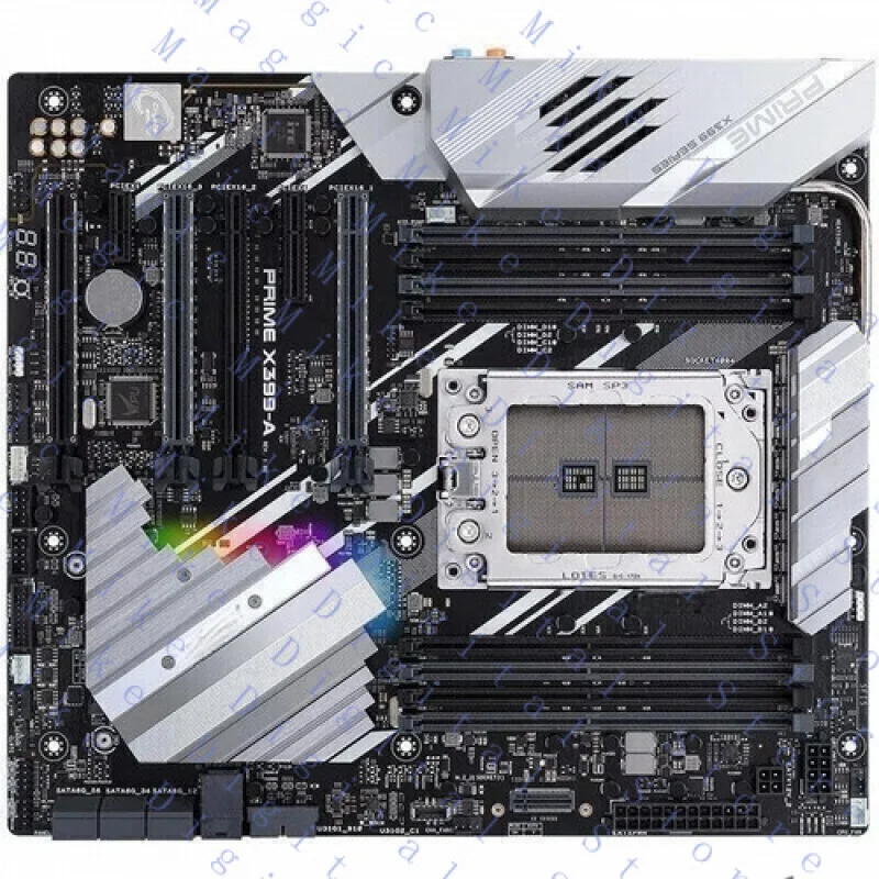 UU  FOR ASUS PRIME X399-A MotherBoard E-ATX DDR4 Support AMD Ryzen 1920X CPU