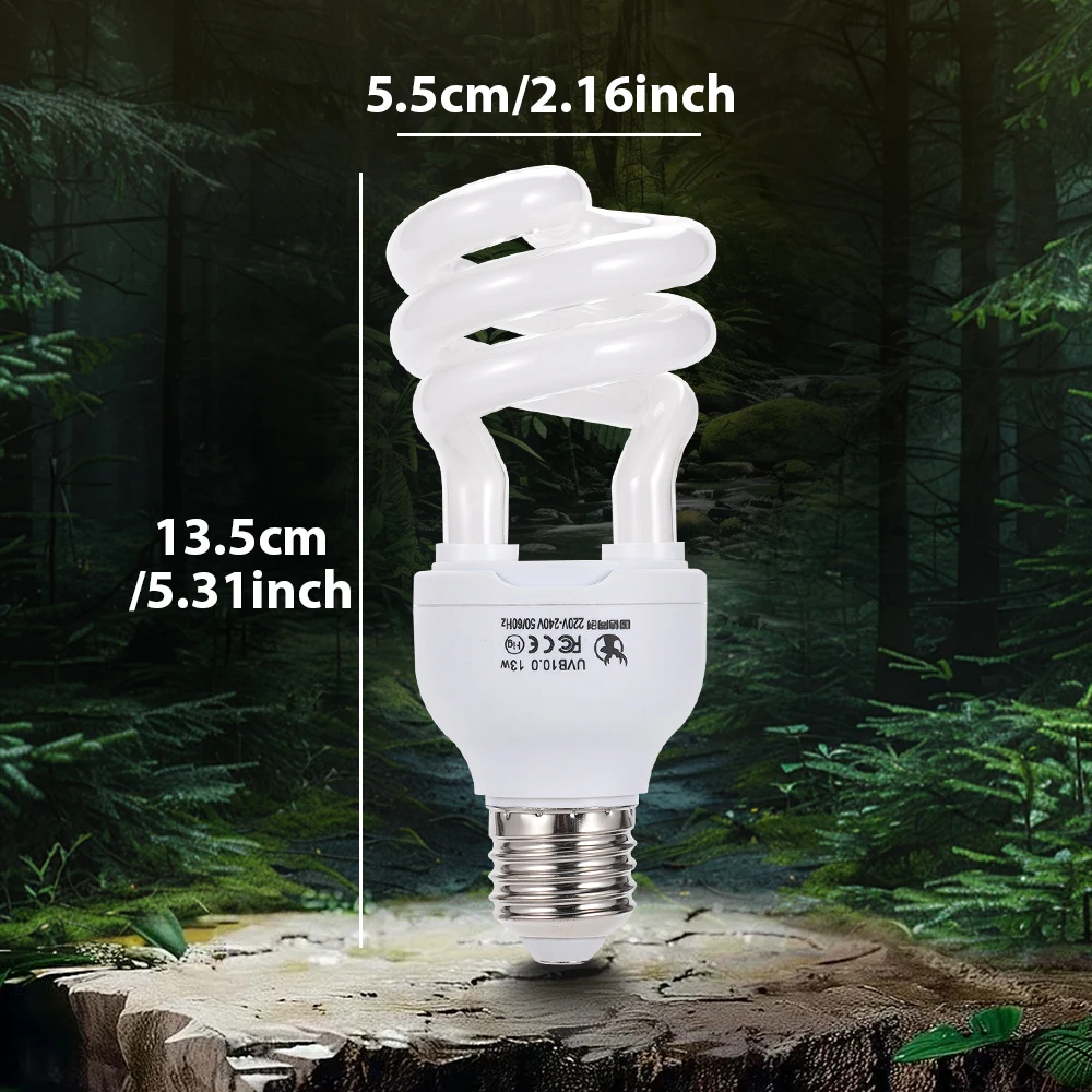 13W UVB 10.0 Reptile Light Bul - đánh giá và giá Vitamin D3 Reptile