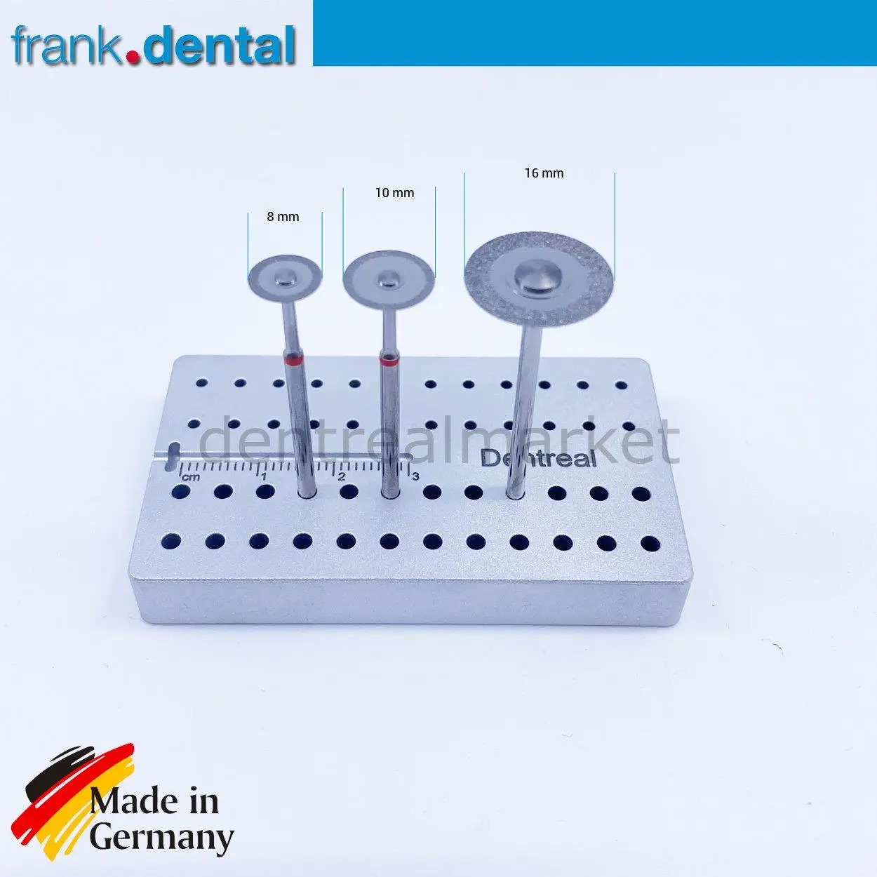 Frank Dental - Diamond Coated Surgical Separe Set - Diamond Cutting Disc - Double Sided