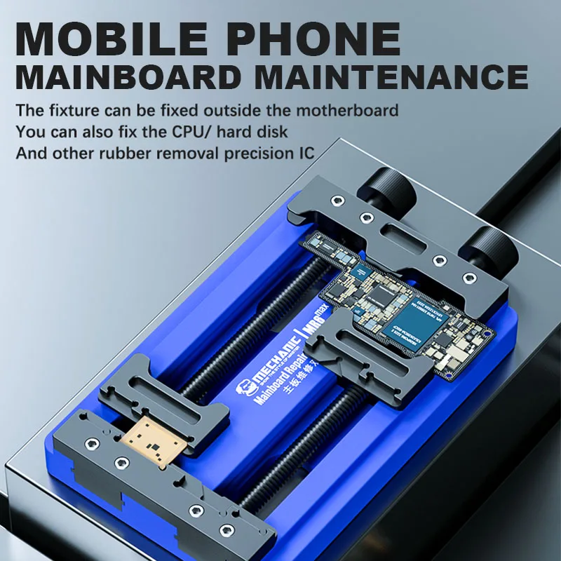 Imagem -05 - Mecânico Mr6 Max Universal Pcb Suporte Duplo Eixo de Solda Placa-mãe do Telefone Chip ic Braçadeira de Reparo de Solda