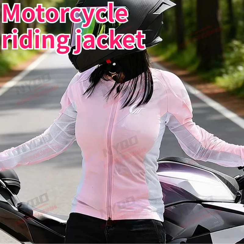Motowolf Women Motorcycle Jacket Summer Biker Body Armor CE Certified Street Riding Jacket Elastic Motorcyclist Clothing Female