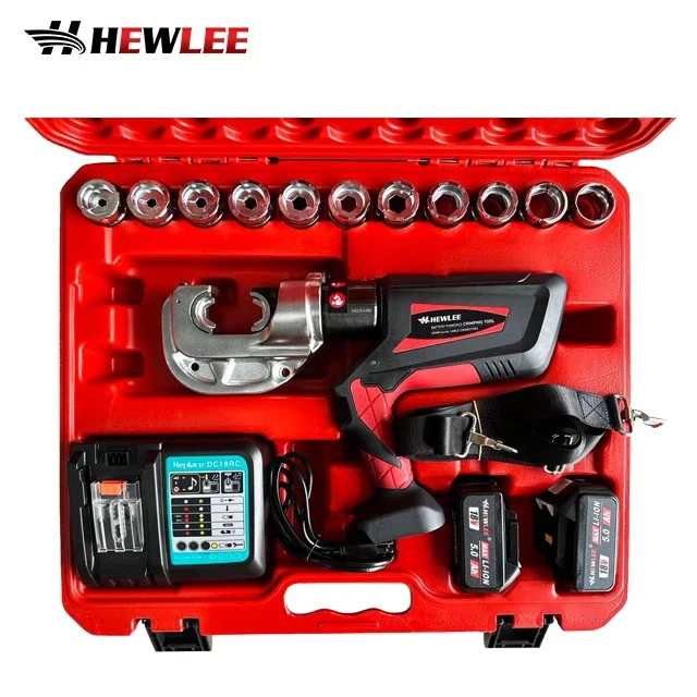 HEWLEE HL-400B 12T 16-400 square mm automatic pressure relief continuous crimping pliers copper aluminum hydraulic crimping tool