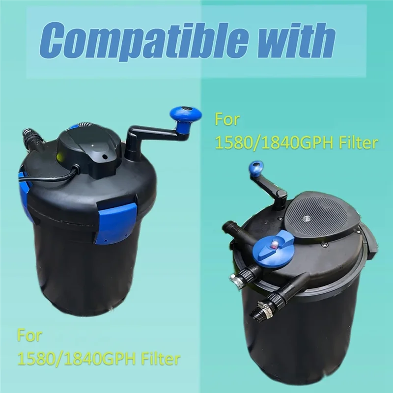 -A89Z لـ VIVOHOME Grech Pond مرشح الضغط الحيوي رغوة كوي الأسماك استبدال الإسفنج وسادة الوسائط لـ VIVOGROW