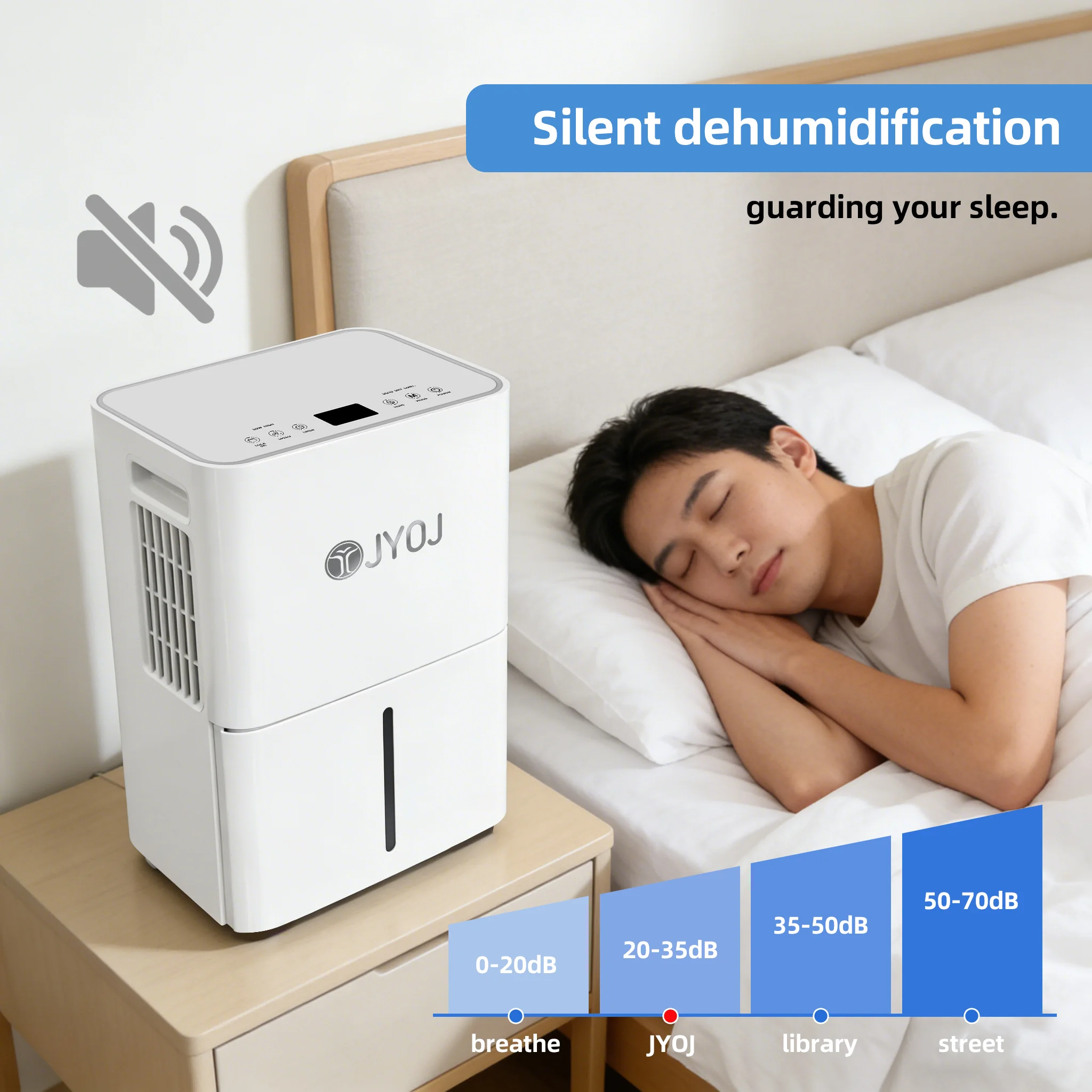 with air Purification Function 5L Wi-fi Moisture Absorber Smart Household Room Air Dehumidifier Dryer