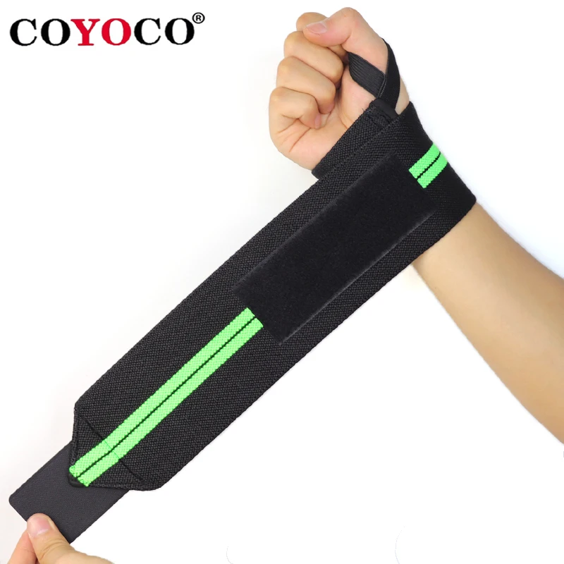 1 Paar verstellbare Bandagen, Gewichtheben-Armbänder, Handgelenkschutz, Stütze, Unterstützung für COYOCO Marke Professional Sports, Grau – Detail 7