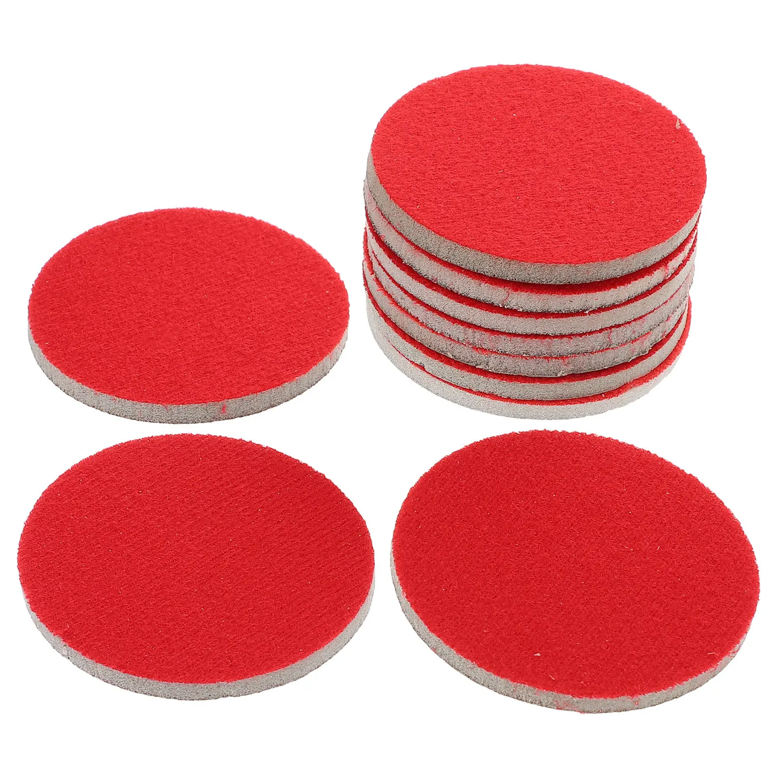 10pcs Grinding Sandpaper Kit Sponge Bowling Ball Cleaner Durable Polishing Pads For Scratch Removal Deep Cleaning Bowling