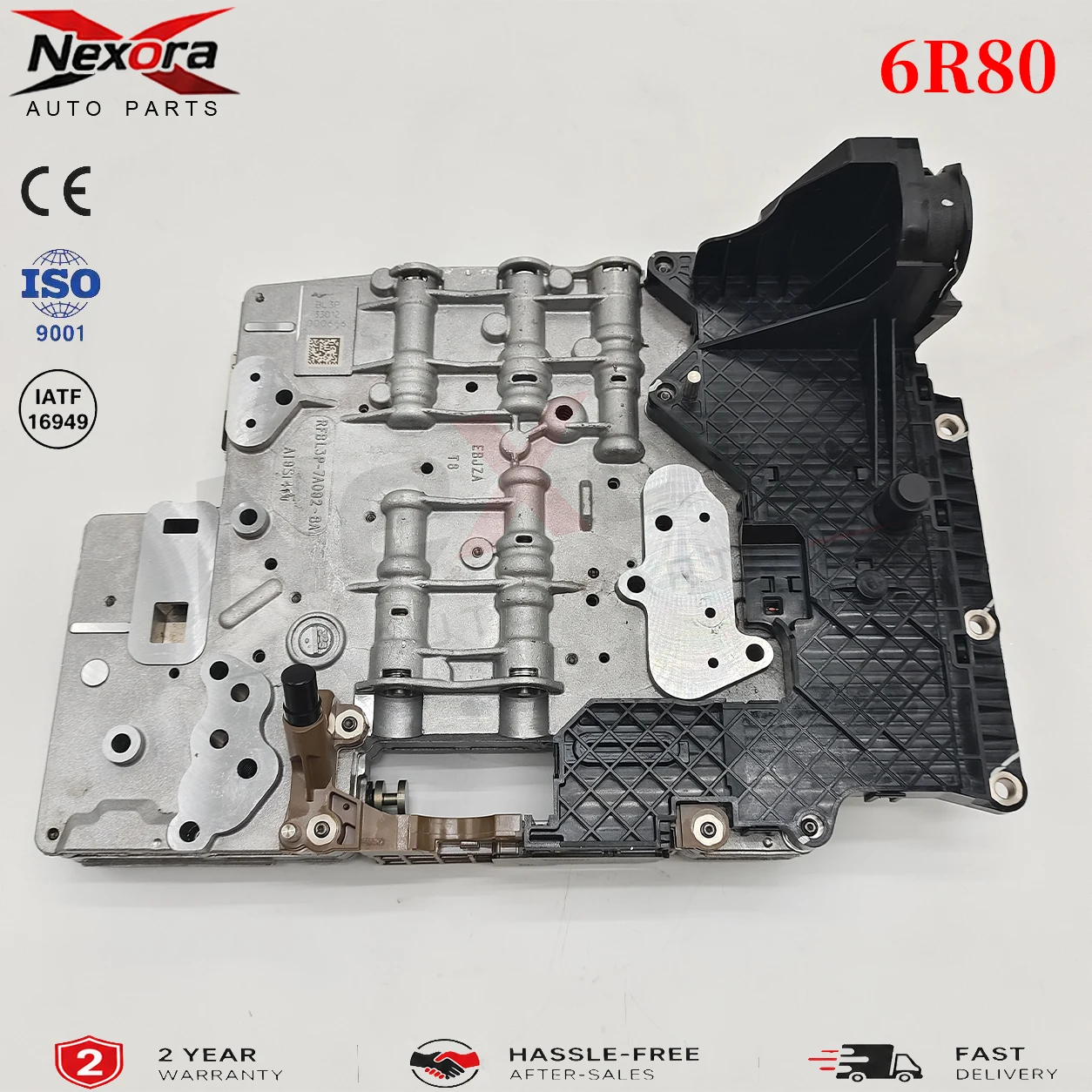 6R80 Valve Body Assembly With Integrated TCM Lead Frame AL3P7A101CA AL3Z7G276A AL3P7Z490BA For Ford F-150 Ranger Mustang 2011-Up view 2