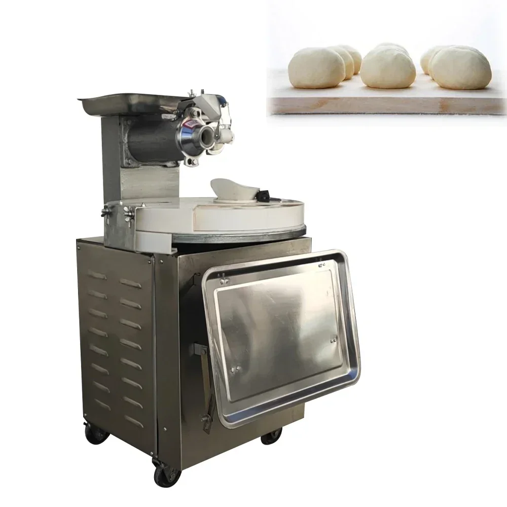 Hot Sales OEM Steam Bread Dough Ball Rolling Machine Food Grade Dough Ball Rounder Divider Cutter For Bakery