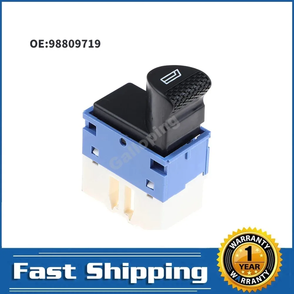 Botão de Controle do Regulador de Vidro Elétrico para Carros FIAT SIENA ALBEA PALIO 98809719 98809718