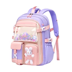 Children School bag For Girls School bag Lightweight Students Backpack Kawaii Waterproof Schoolbag Large Capacity Backpack