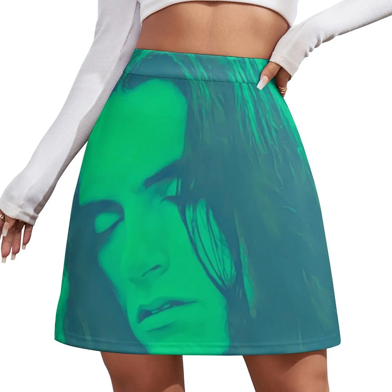 

Green Peter Steele Mini Skirt Summer dress kawaii clothes outfit korean style