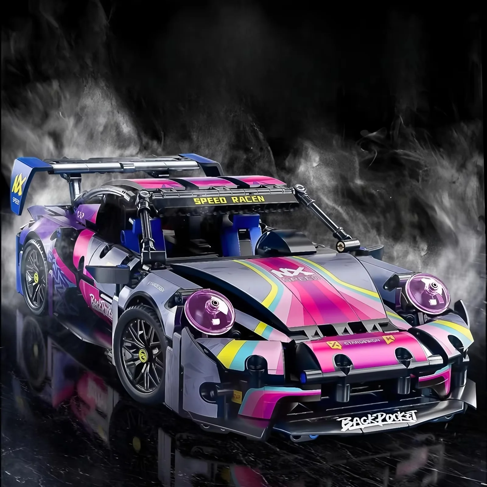 

975 шт. 1:14 строительные блоки радиоуправляемая модель автомобиля креативная детская образовательная сборка DIY игрушки