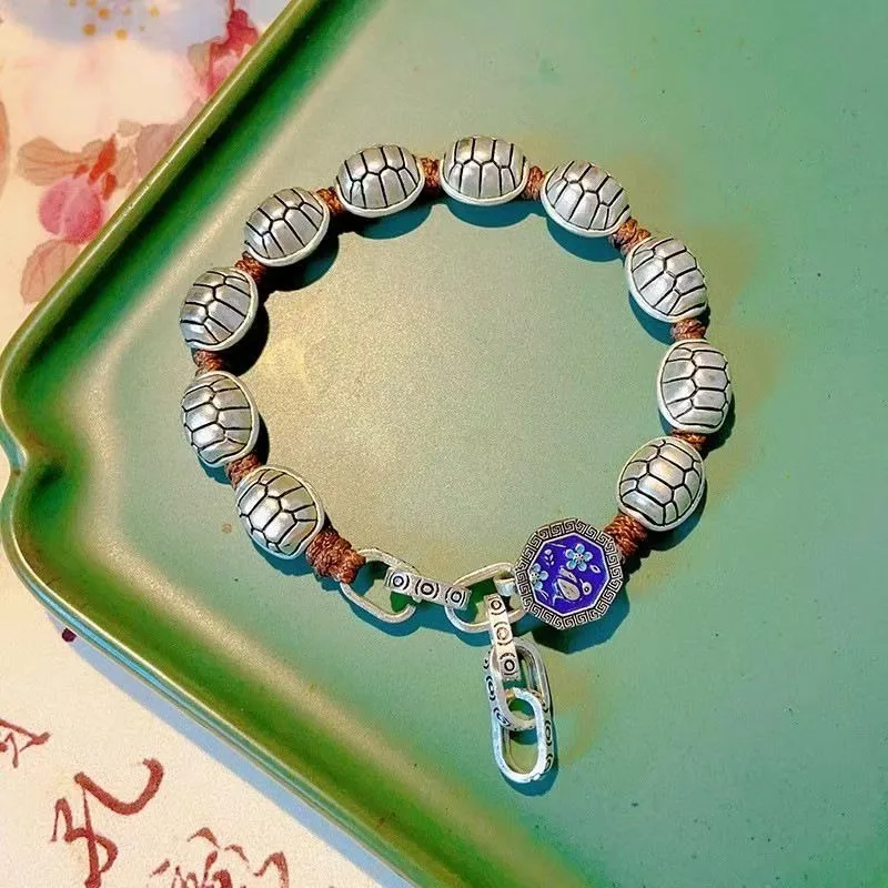 

New Silver Bracelet for Men and Women, Vintage Handmade Weaving, Ancient Method, Exquisite Gift for Couple