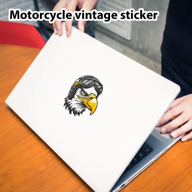 Retro Motorcycle Stickers Sticker Packs For Adults Sticker Packs Adults Strong Adhesive High-Definition Graphics For Home