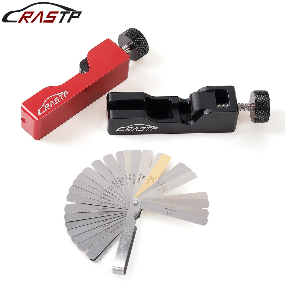 

RASTP-10mm 12mm 14mm 16mm Spark Plug Gap Tool Electrode Compression with 32-Blade Feeler Gauge0.04-0.88mm RS-BTD025