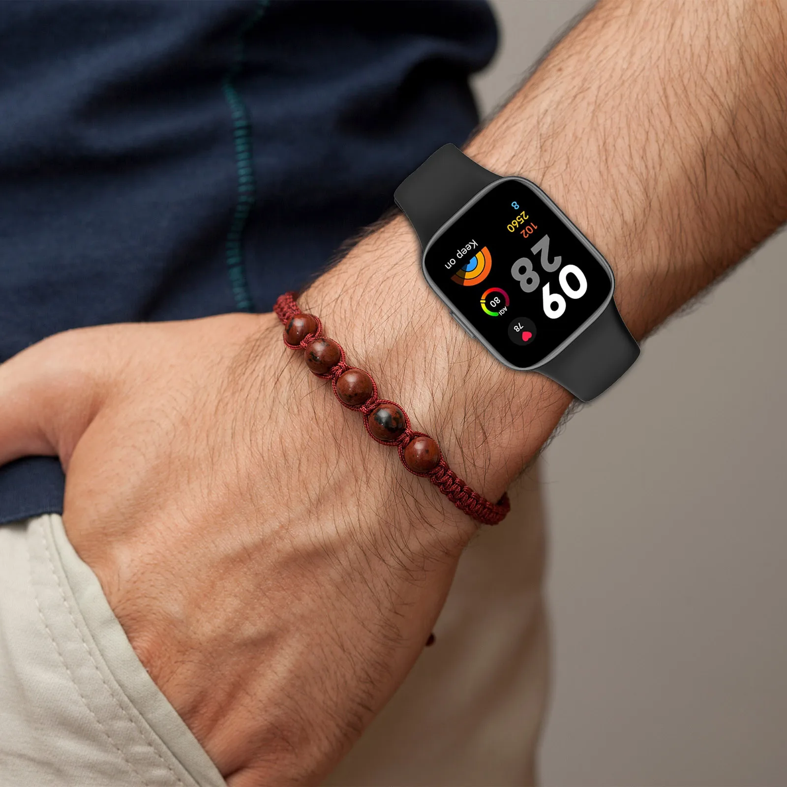 Sport-Silikonarmband für Xiaomi Redmi Watch 3 Zubehör Komfortables Ersatzarmband Correas für Redmi Watch 3 Band – Detail 14