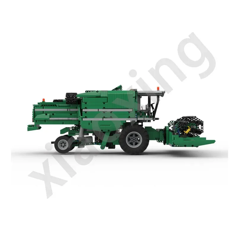 MOC-105824NewGreenCombine Full RCBuilding Block Model 1:17 3494 Part Is Suitable Forcrop Harvestingchildren's Birthday Gift Toys