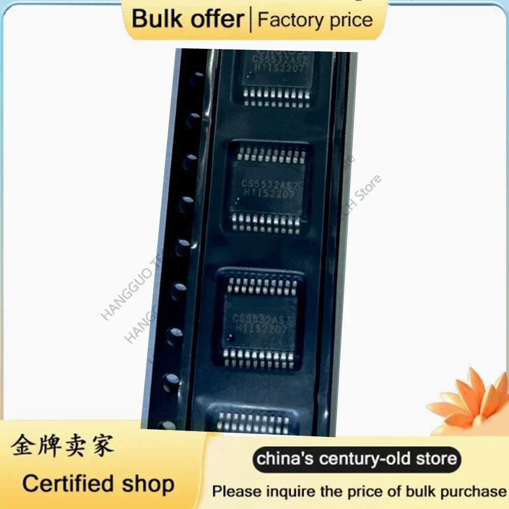 Original CS5532-ASZ CS5532-ASZR SSOP-20 digital-to-analog converter IC analog-to-digital conversion chip