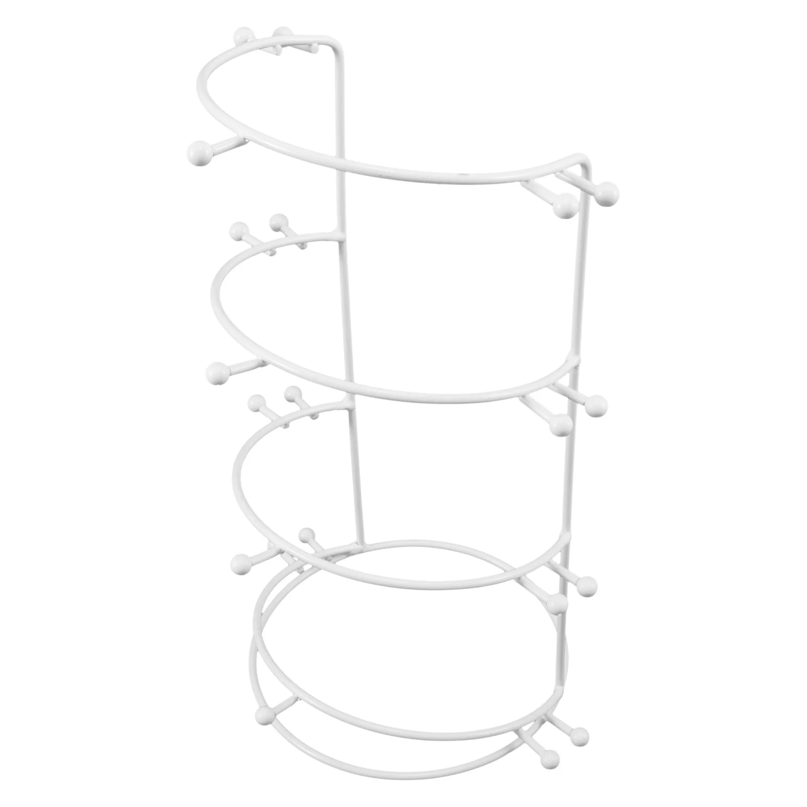 

4-уровневая повязка на голову, подставка для хранения, белая корона, органайзер для хранения, обруч для волос, стеллаж для хранения, держатель для ювелирных изделий для женщин и девочек