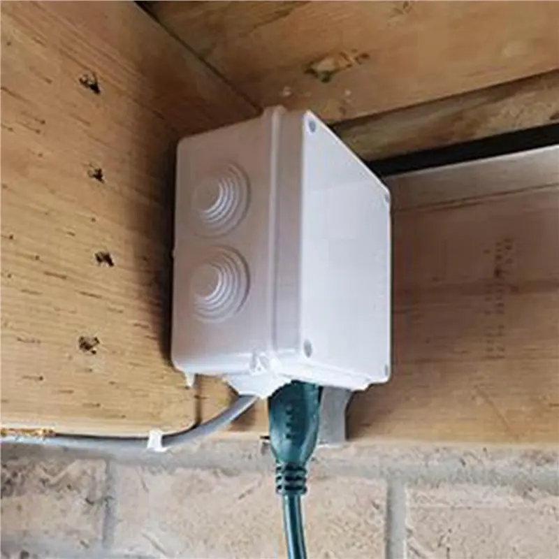 [NEW A09R!】 5X IP65 Waterproof Junction Box ABS Plastic Dustproof Universal Electrical Enclosure Outdoor & Indoor Project Box