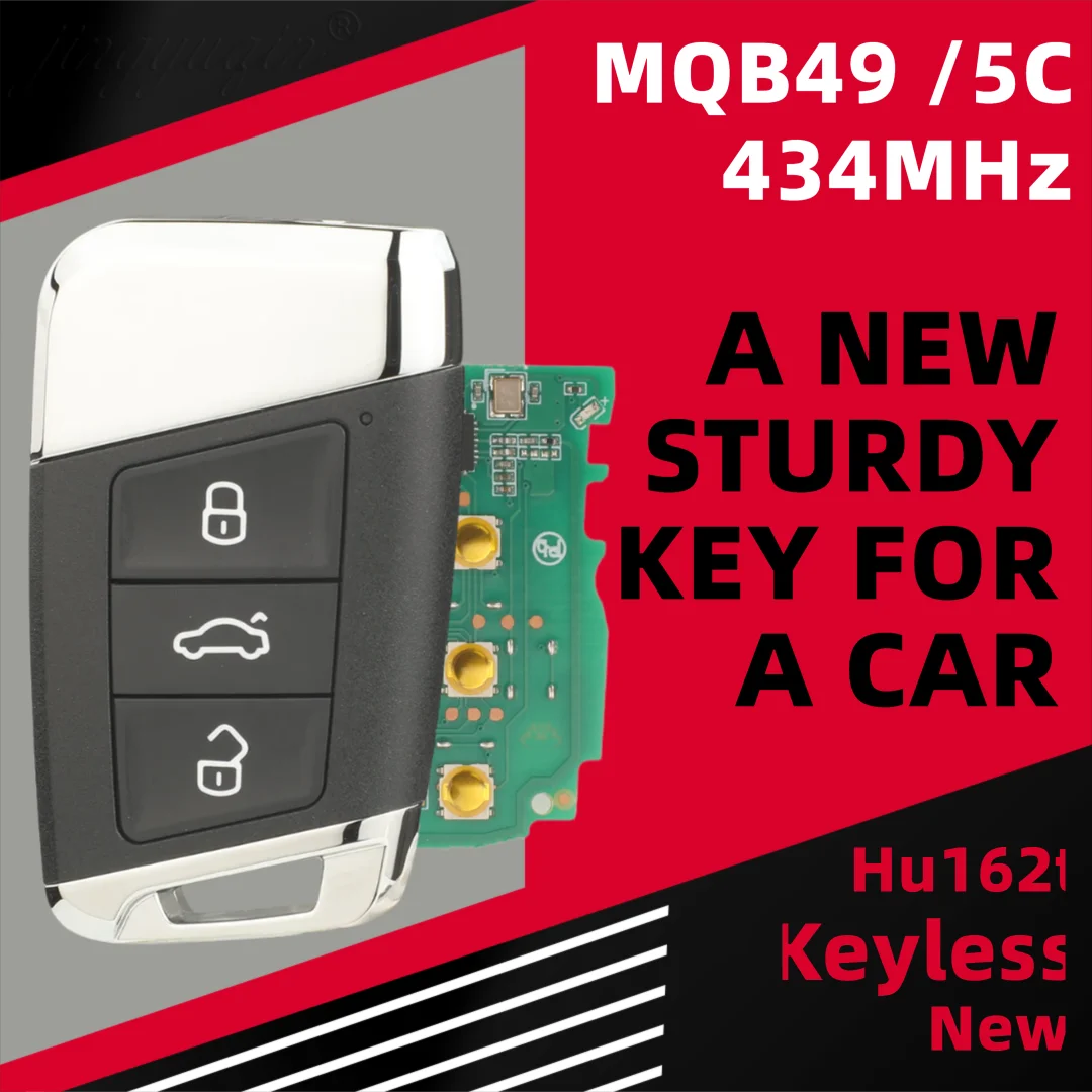 jingyuqin MQB49/5C Chip Smart Car Key Remote For VW  Arteon Magotan Passat B8 Superb A7 Golf Seat 2019+ Proximity Card 3GD959752
