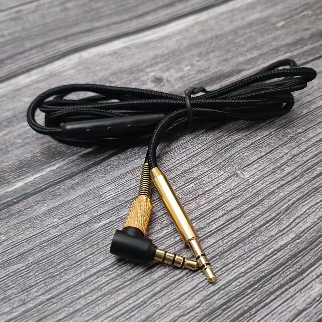 Hochwertiges Audiokabel für Philips SHP9500/9600 Headset, 3,5-mm-auf-3,5-mm-Stecker, geflochten mit Weizenfaden. – Detail 6