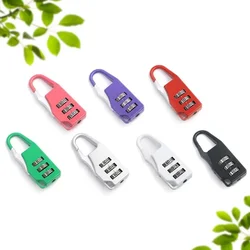 Small Zinc Alloy 3 Digit Password Lock for Cabinet Gym Drawer Code Changeable Locks Travel Luggage Security Padlock