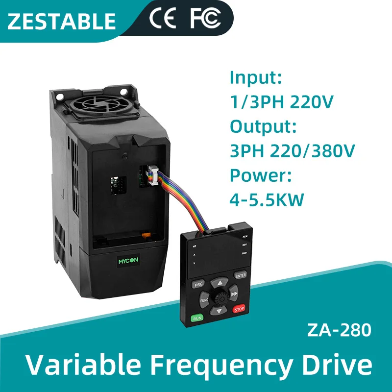 VFD Variable Frequency Drive 220V/380V three phase 1/3phase 220V Converter inverter AC Drive Motor Speed ​​​​​​Controller