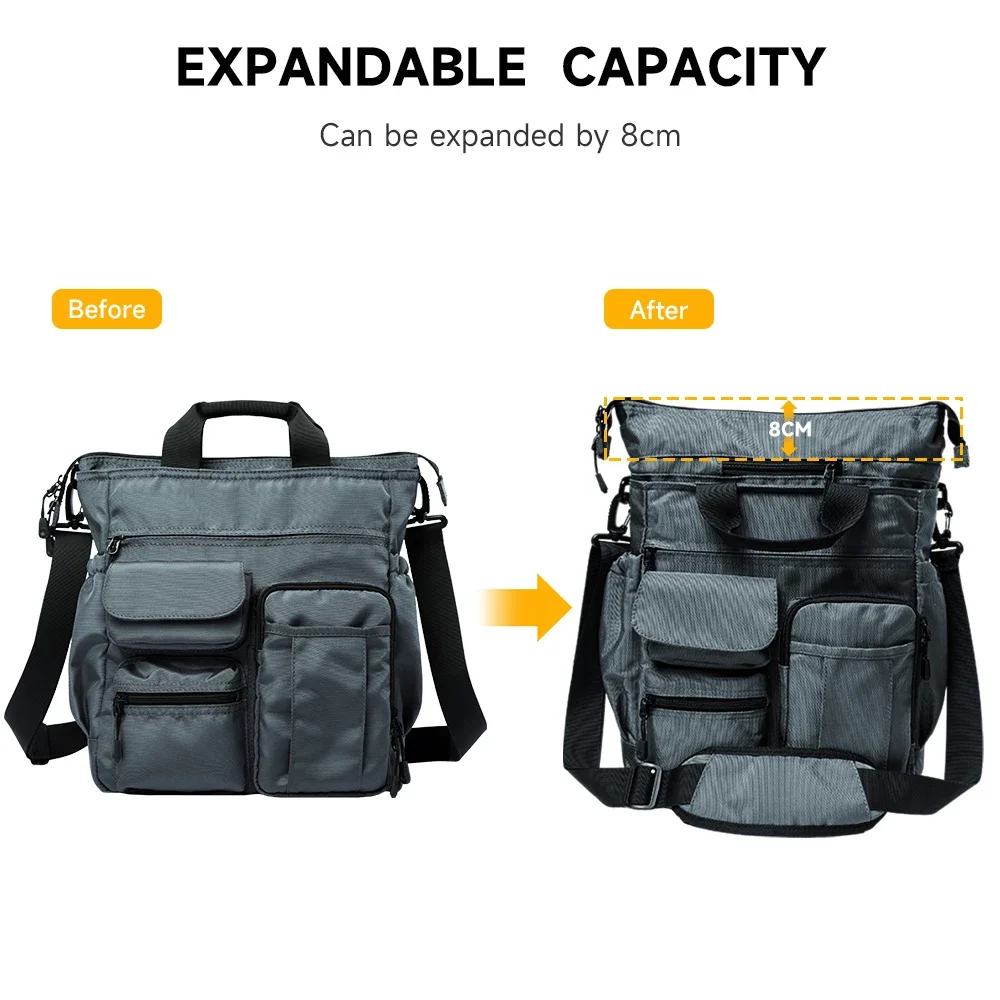 

Multifunction Fashion Shoulder Messenger Bag Casual Business Men Briefcase Large Capacity Male USB Port Backpack Travel Handbag