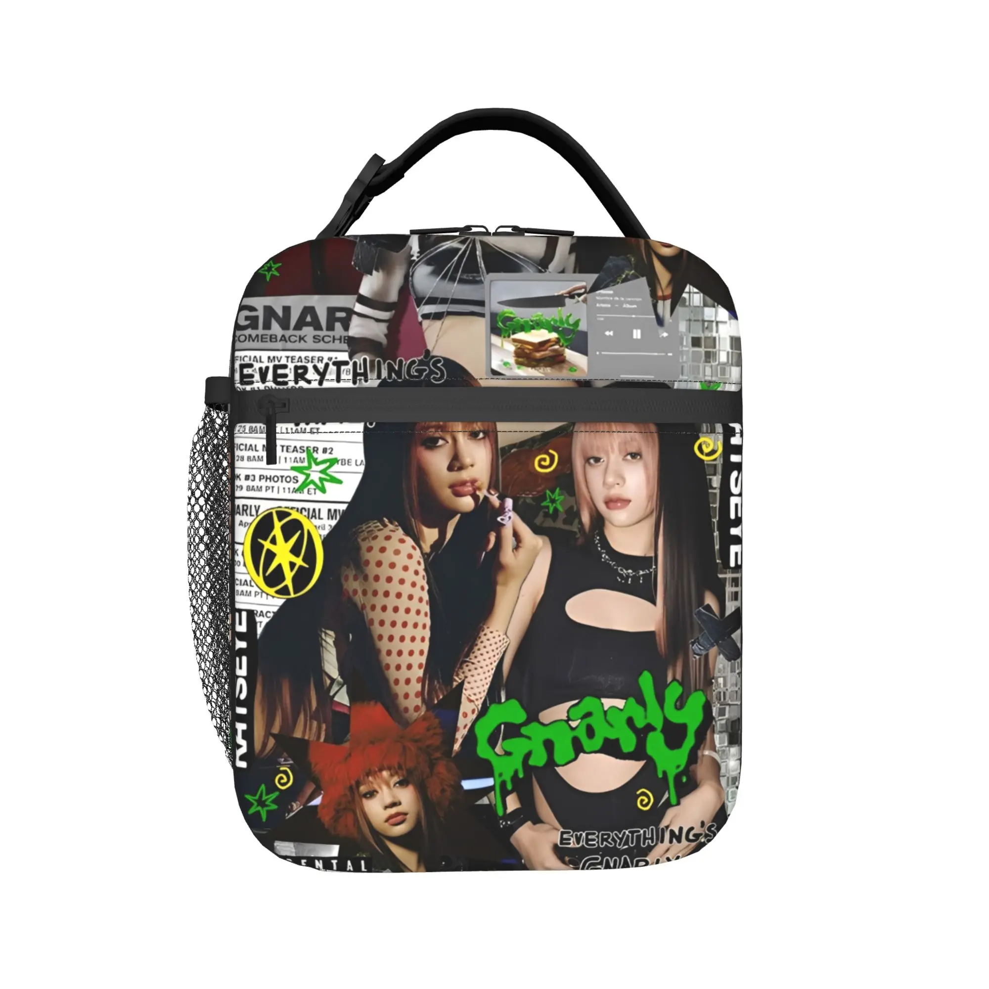 

Термосумка для обедов Katseye Merch: портативный термоконтейнер для еды для школы и офиса