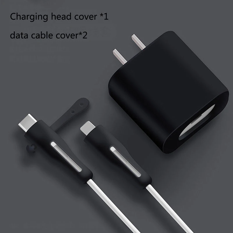 Charger Head Protector For iPhone 11pro For iPhone 12 Cable Protector USB Data Cable Line Protection Sleeve Cable Protective