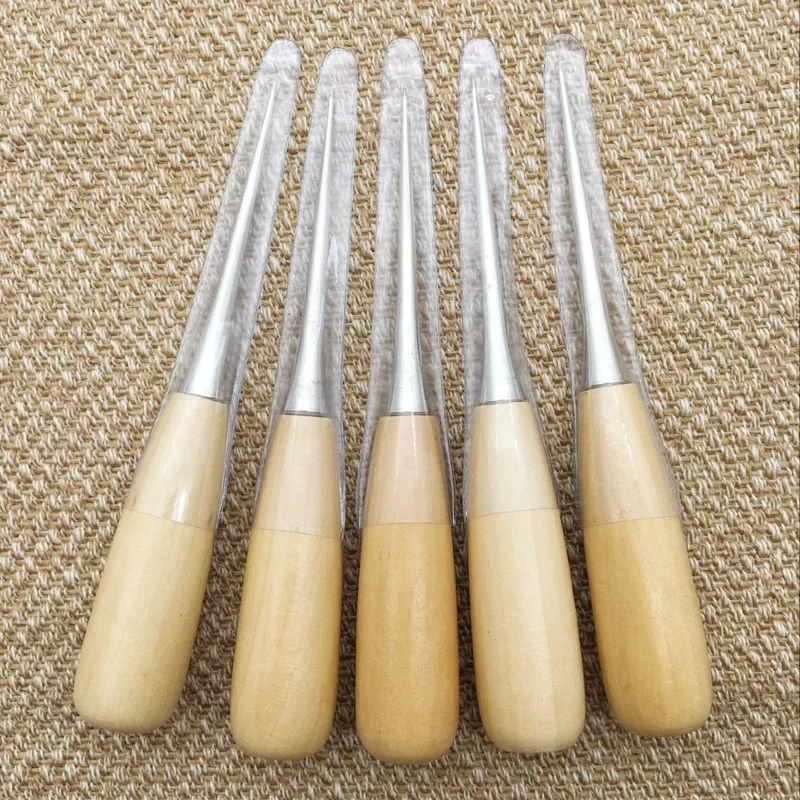 

10 шт./компл., лоскутное шитье, сделай сам, ручные кожаные инструменты, деревянная ручка, швейная строчка, кожаная полотняная палатка, швейная игла, инструмент для штамповки