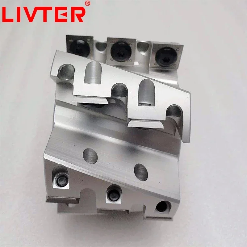 Helical Cutterhead Four-Sided Planer for Vertical Shaft Milling Machines and Wood Spail Cutter Head in Overlord Knife Style