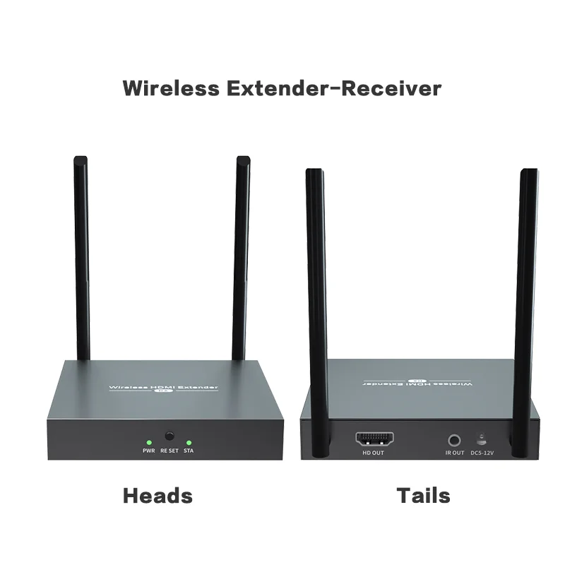 200M HDTV Extender | Supports one-to-one and one-to-more HDTV Wireless Transmission With infrared remote control,reverse control