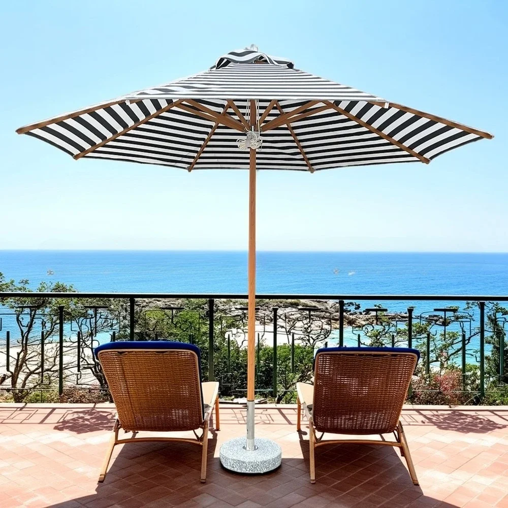 Outdoor Parasol Outdoor Terrace Courtyard Umbrella Garden Sun Umbrella Villa Balcony Swimming Pool Large Beach Middle Pillar Umb