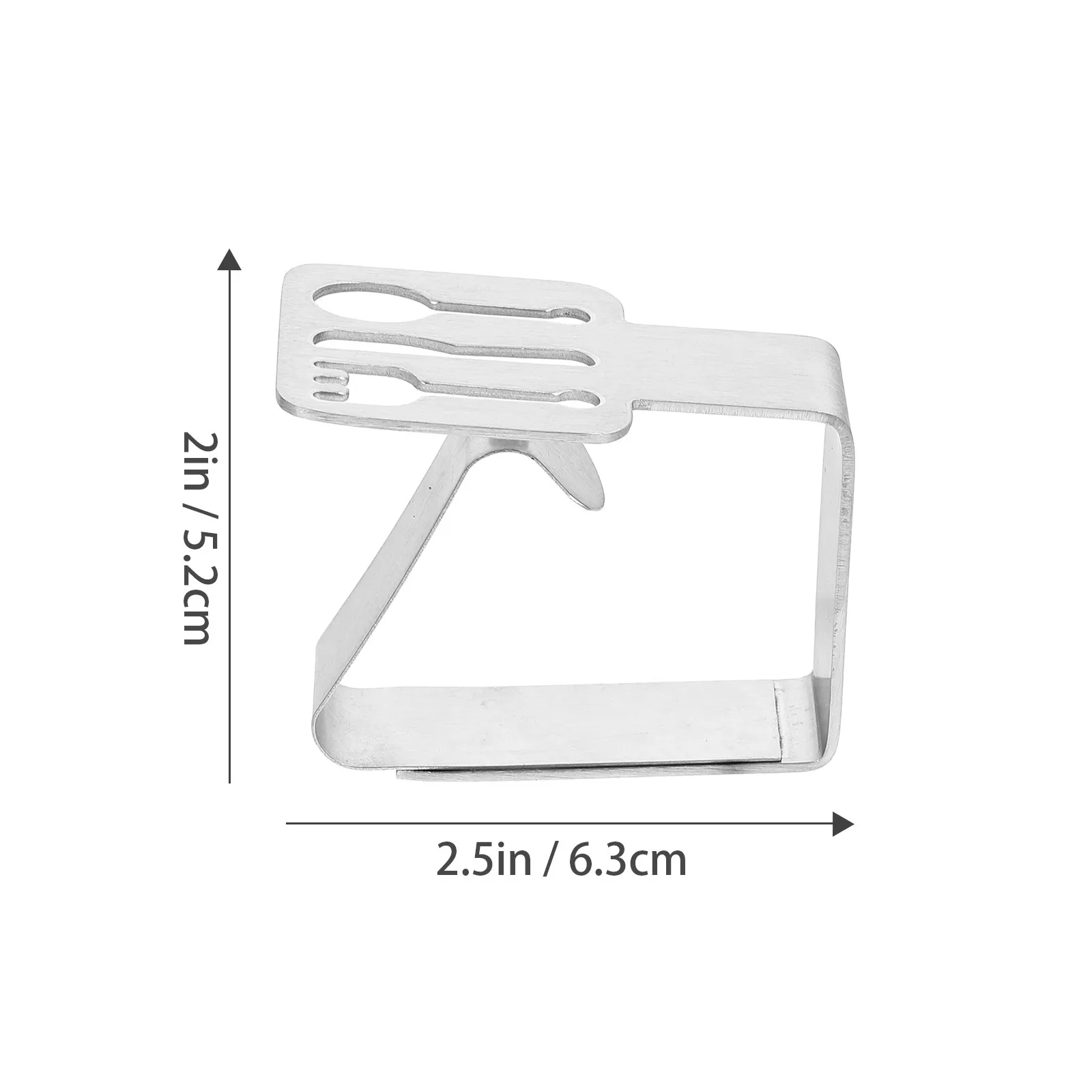 6 pcs Stainless Steel Tablecloth Clips – Smooth Edge, Rust-Resistant, Lightweight for Indoor & Outdoor Use