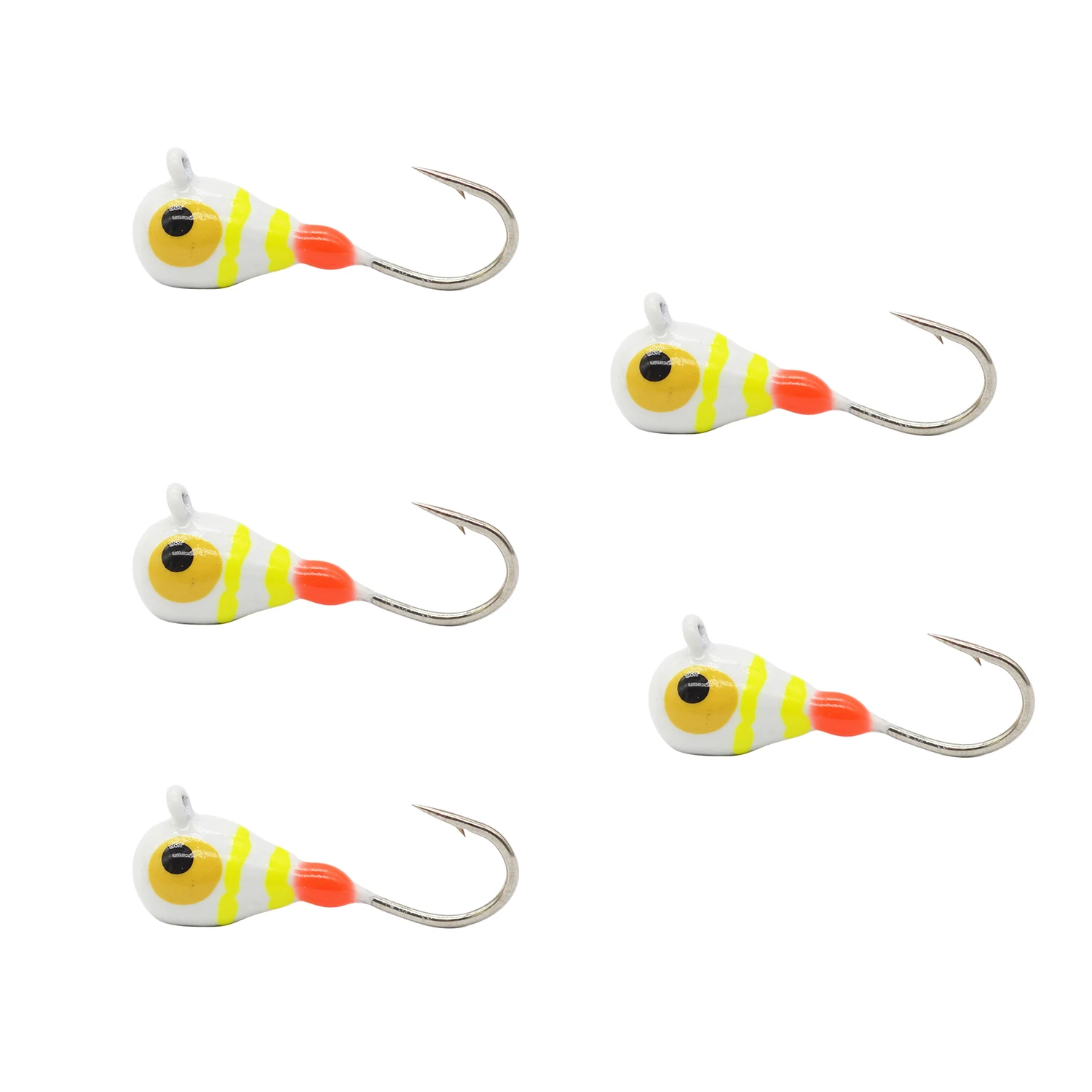 Glow Tungsten Ice Fishing Jigs 3