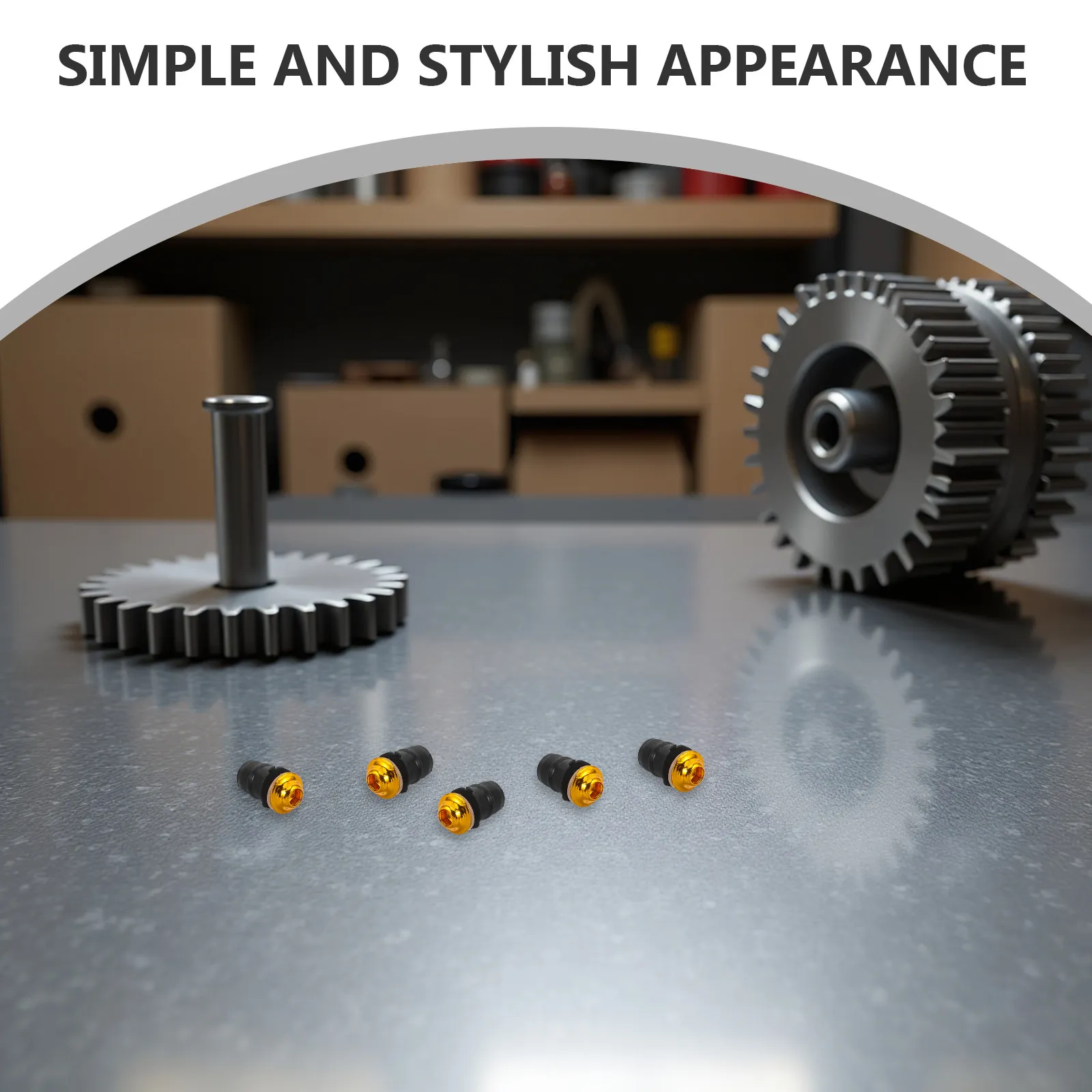 10Pcs Motorcycle Windshield Bolts Screws Kit M5 High-Strength Aluminum Plastic Windscreen Fasteners for Universal Fairing