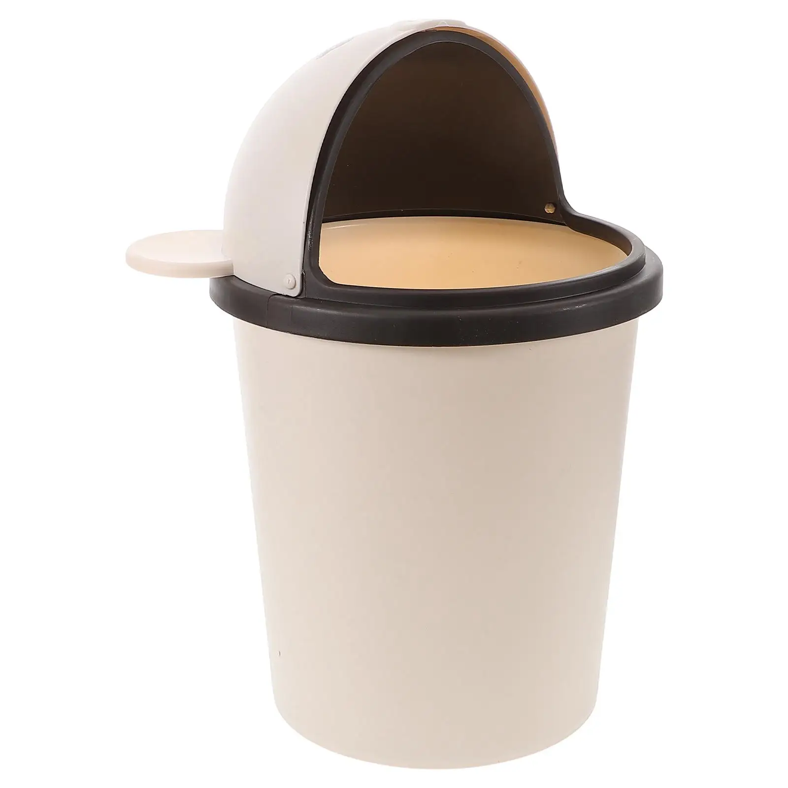 

RV Trash Can Large Capacity Flip Lid Bear Shaped Wastebasket for Bathroom Kitchen Bedroom Living Room Plastic Garbage Bin Kawaii