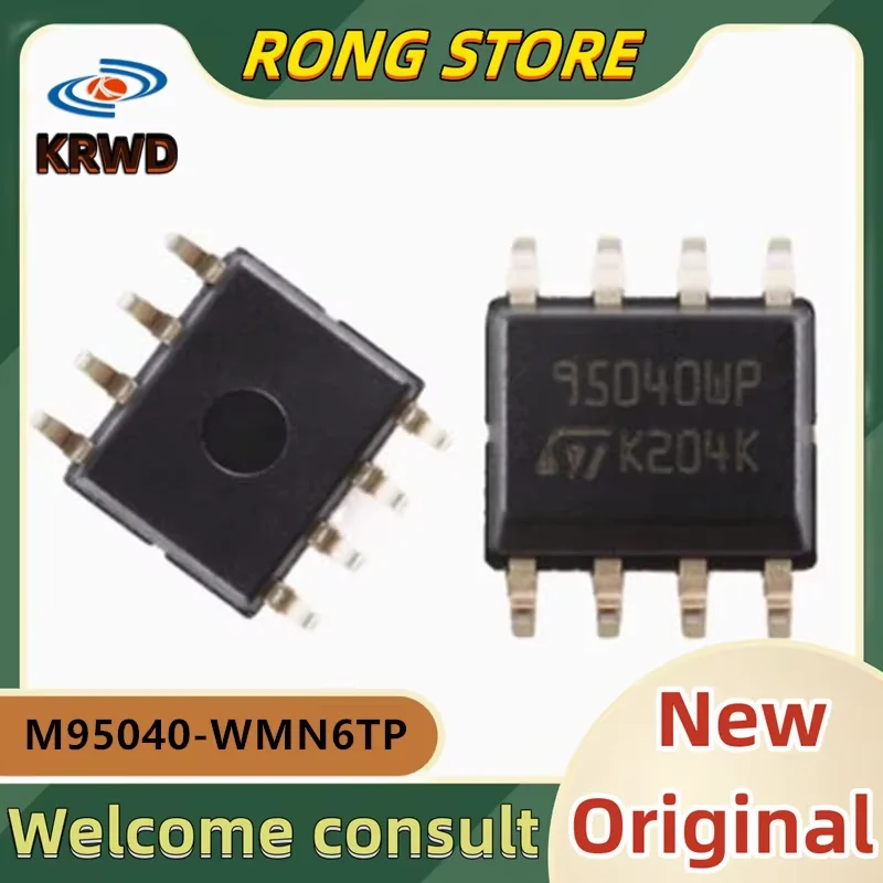 

10PCS 95040WP New and Original Chip IC M95040-WMN6TP M95040 SOP-8 Memory chip