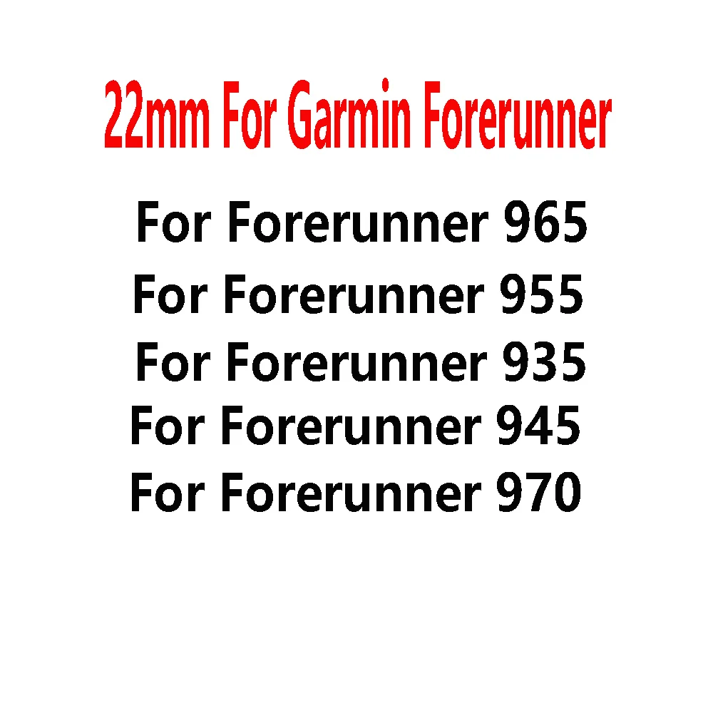 22 مللي متر حزام سيليكون رسمي للغارمين Forerunner 970 965 955 945 سوار معصم رياضي قابل للتنفس بلونين لـ Forerunner935 Correa