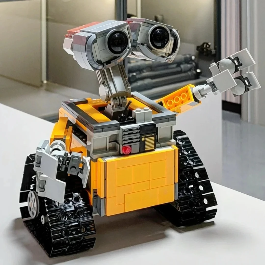 حار 687 قطعة Wall-E بنة عدة MOC فكرة التقنية الكلاسيكية الفيلم نموذج بنة الجمعية لعبة أطفال هدية