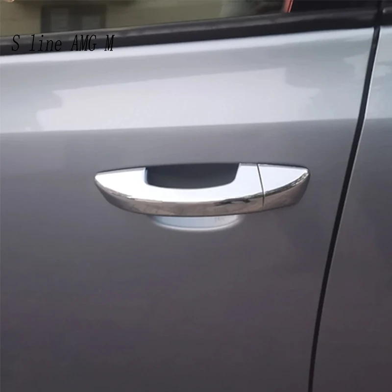 Car Styling Outside Door Handle Pull handle Bowl Panel Cover Trim For VW Golf 6 MK6 2009-2013 Carbon Fiber Interior Accessories