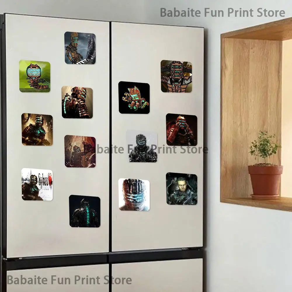 D-Dead S-Space I-Isaac C-Clarke Magnetic Refrigerator Magnets Personality Decorations Creative Gifts 55mm