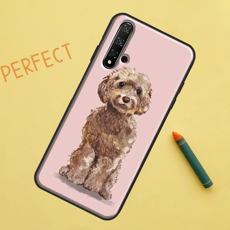 Cute Cockapoo Dog Case For Huawei P Smart 2019 Nova 5T 9 10 SE 3i 8i 11i Y60 Y61 Y70 Y90 P20 P40 Lite P30 Pro