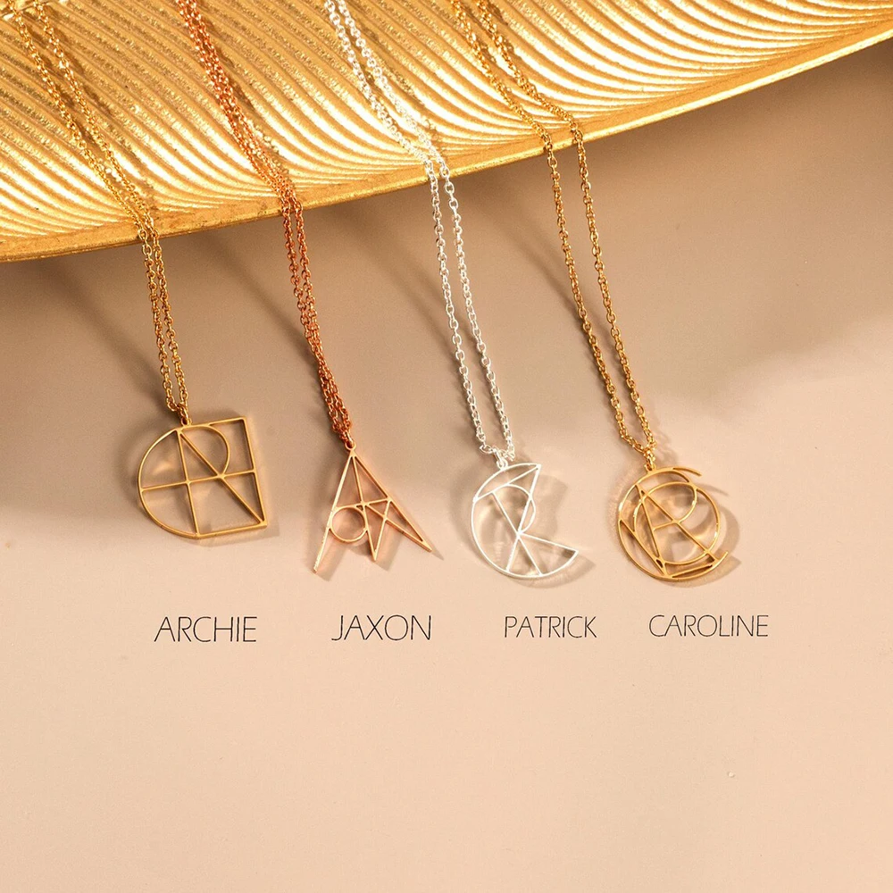 

Новинка 2024 года, ювелирные изделия SpecialArt, ожерелье с логотипом на заказ, уникальный дизайн, ожерелье с логотипом имени, женские персонализированные рождественские подарки