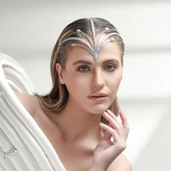 Stonefans Zircon Headband Bride for Women Luxury Y2k Decoration Free Shipping Tiara Headdress New Boho Hair Accessories Jewelry
