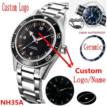 Logo personalizzato NH35 Movimento Orologio 10 bar Uomo 41mm...